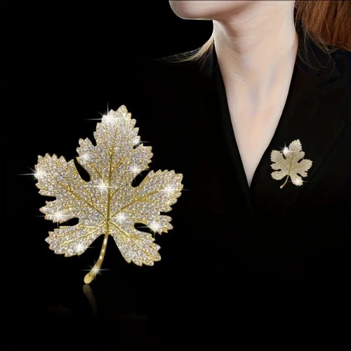 Spilla donna elegante - , foglia