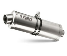 Scarico Storm by Mivv Oval acciaio inox per Honda Hornet 600 2001 > 2002