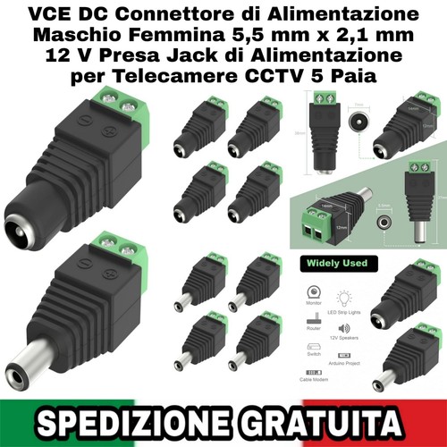 Vce connettore di - dc,