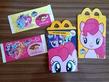 2 Cestini Happy Meal My Little Pony MC Donald's 2018 Raro 2 Incartato Cioccolato