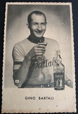 ITALIA CARTOLINA PUBBLICITà SPORT CICLISMO BARTALI LIQUORE ST RAPHAEL  POSTCARD