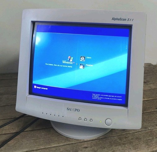 Computer vintage monitor crt - computer,