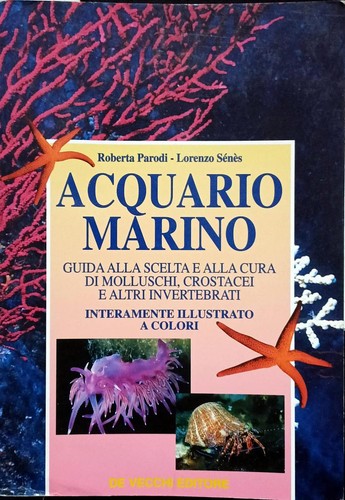 Libro acquario marino - acquario,