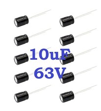 10Pz. 10uF 63V 105°