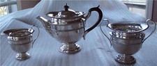 Set da tè inglese in argento