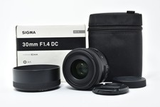 Quasi Perfetto Sigma Dc Art 30mm F/1.4 HSM Obiettivo Con / Box PER CANON EF Mij