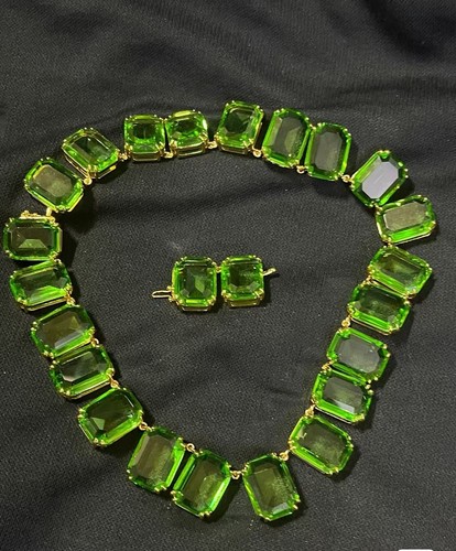 Collana cristallo verde - collana,