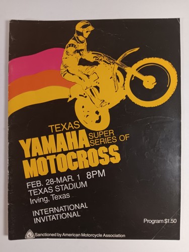 Vtg1975 texas stadium - texas, yamaha