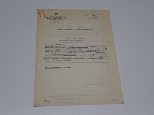 Rover 3500 certificato - 3500,