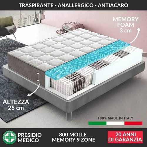Materasso matrimoniale 160x190