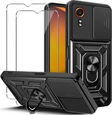 Coque Etui Housse Aimant + Verre Trempé pour Samsung Galaxy Xcover 7 / 7 Pro