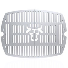 Set griglia in acciaio inox compatibile con barbecue a gas Weber serie Q100 e Q1000