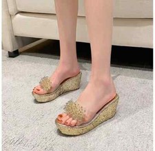 Sandali sabot ciabatte zeppa