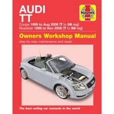 Manuale officina Audi TT 1999-11.2006 Coupè Roadster Cabriolet Haynes
