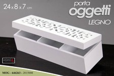 SCATOLA PORTA OGGETTI COFANETTO BUSTINE THE TE TISANE CIALDE SCATOLINA 24*8*7cm