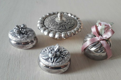 Lotto scatoline argento 925 - argento,