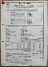 AUTOCARRO OM 150 C -Scheda