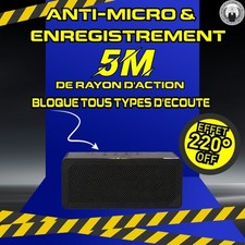 Diffuseur d'ondes de contre-espionnage anti-micro/vidéo  garantie 1 an