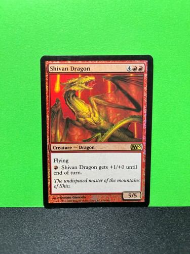 Foil shivan dragon - foil, drago