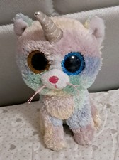 Peluche pupazzo Boo TY gatto unicorno 15 cm