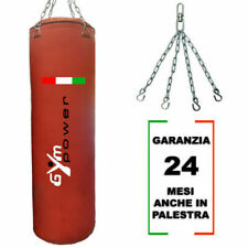 Sacco Boxe Pieno Rosso 50 kg Sacco da Allenamento Pugilato MMA Kick Boxing