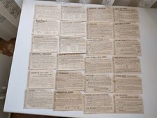 FARMACEUTICI MOLTENI, FIRENZE, ANNI 20, SCHEDE ALFABETICHE