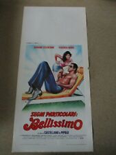 SEGNI PARTICOLARI BELLISSIMO LOCANDINA ORIGINALE PRIMA EDIZIONE