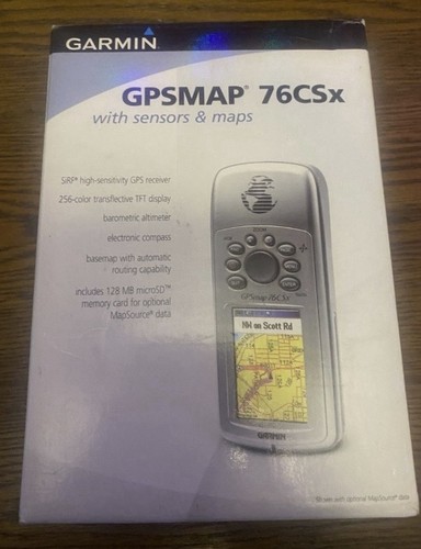 Nuovo garmin gpsmap 76csx - nuovo, +