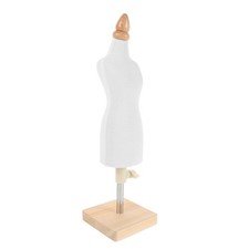 Manichino corpo bambino regolabile forma vestito con base in legno per sartoria