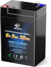 6V 6Ah Batteria Al Litio