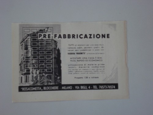 Advertising pubblicità 1946 - pubblicità,