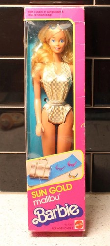 Barbie malibu vintage sun gold - malibu,