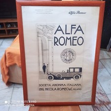 ALFA ROMEO RISTAMPA ORIGINALE 1984 OMAGGIO ALFA ROMEO PUBBLICITÀ, INSEGNA ETC