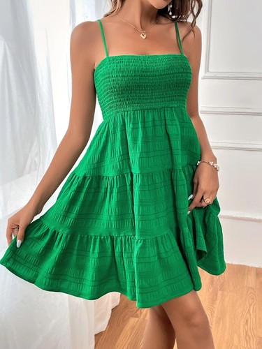Mini abito donna - mini, verde