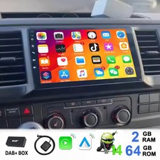 Per VW T6 Transporter Multivan Apple Carplay Android 14 autoradio GPS DAB + navigatore