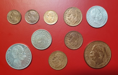Lotto monete regno italia - monete,