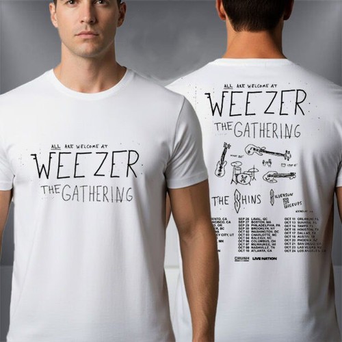 Shirt weezer the - weezer, gathering