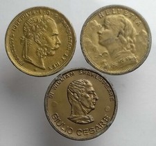 GETTONI 3 PEZZI DA GIOCO IN PLASTICA cod. G03