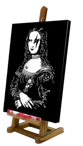 Quadro pop art gioconda - pop,