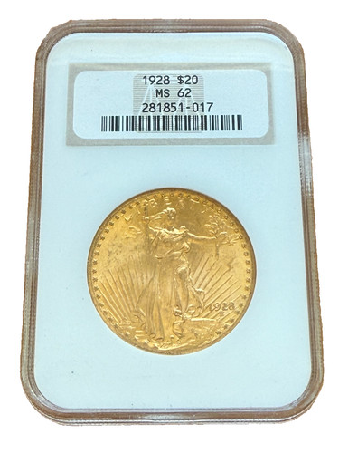 1928 oro 20 - dollari, ngc