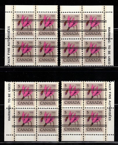 Canada plate block m s - m/s,