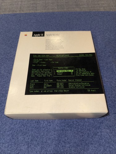 Apple iigs appleworks - apple,