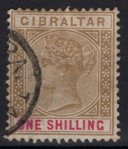 Gibilterra 1898 regina - gibilterra,