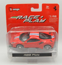 Burago Race and Play Red 488