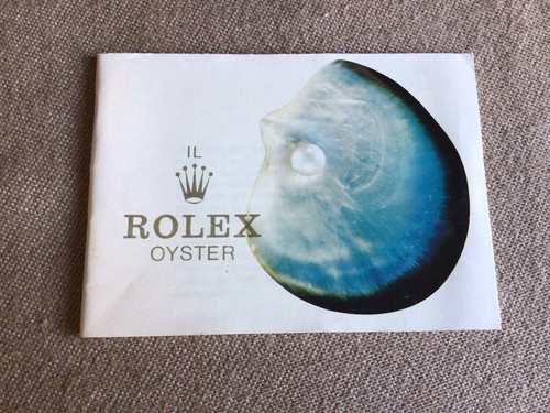 Libretto booklet rolex - libretto, il
