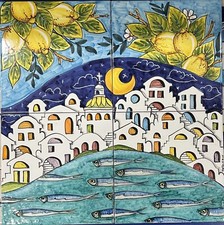 Pannello Decorato A Mano 40x40