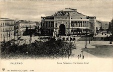 Cartolina CPA PALERMO Piazza