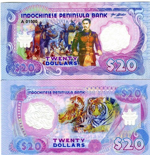 Penisola indocinese 20 - penisola, $20