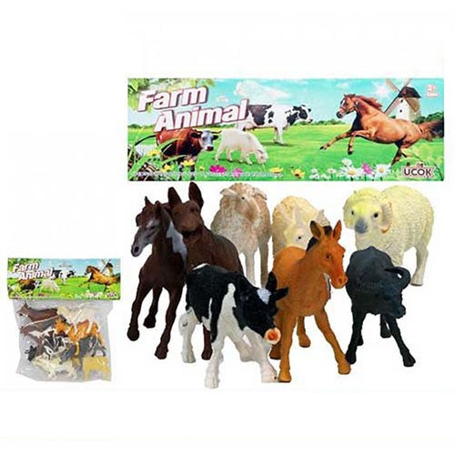 Animali fattoria busta pz8 - fattoria,
