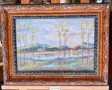 Federigo Severini – “Lungo l'Arno (attr.)” – olio su tavola – 1947